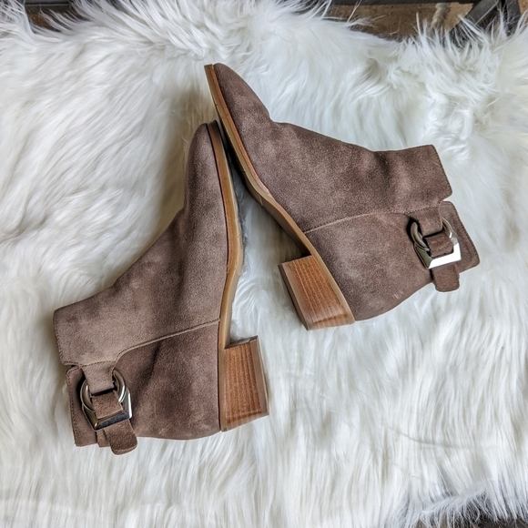 Aquatalia Suede Leather Ankle Boots - Picture 4 of 15